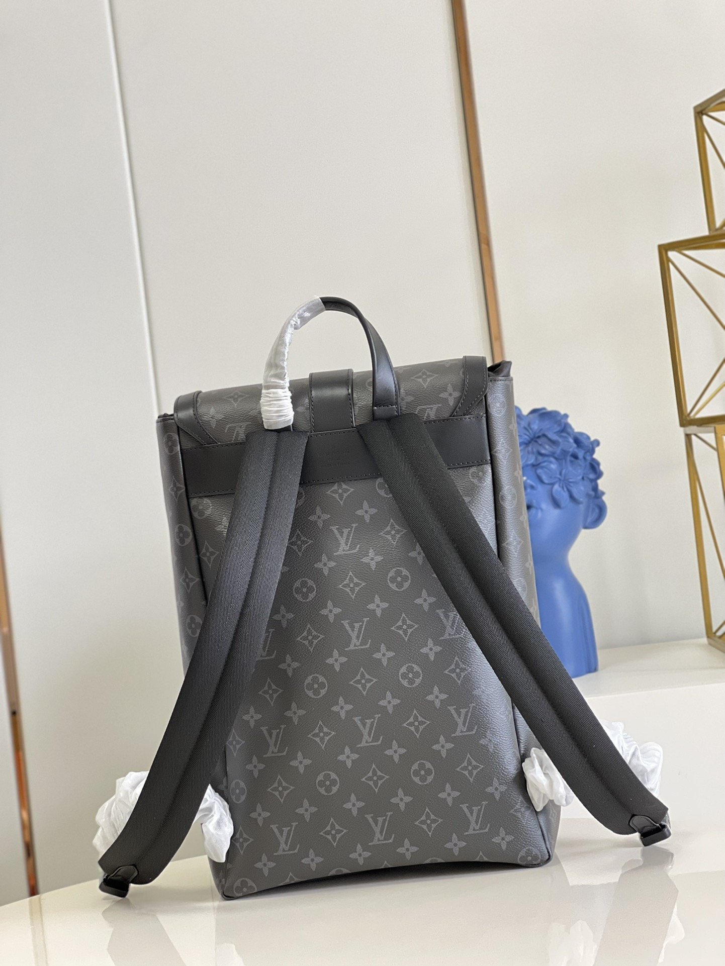 L0vis Vvtt0n Saumur Backpack Monogram Eclipse Canvas For Men, Men’s Bags 42cm LV M45913