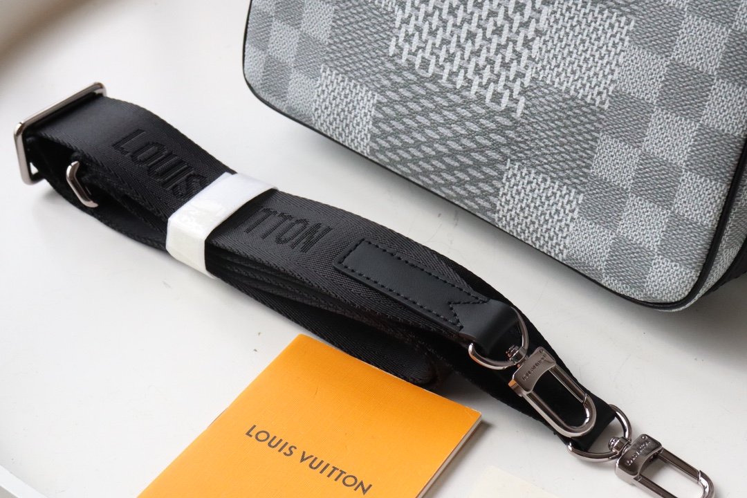 L0vis Vvtt0n Studio Messenger Damier Graphite Plaster For Men, Men’s Bags, Shoulder And Crossbody Bags 9.3in/25.3cm LV N50014
