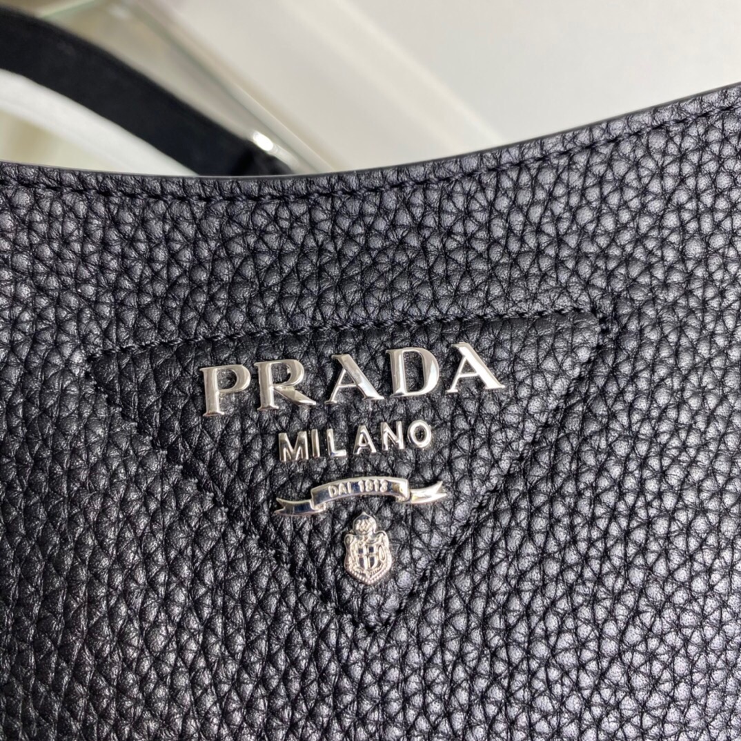 Pra*a Mini Shoulder Bag Black For Women, Women’s Bags 7.9in/20cm