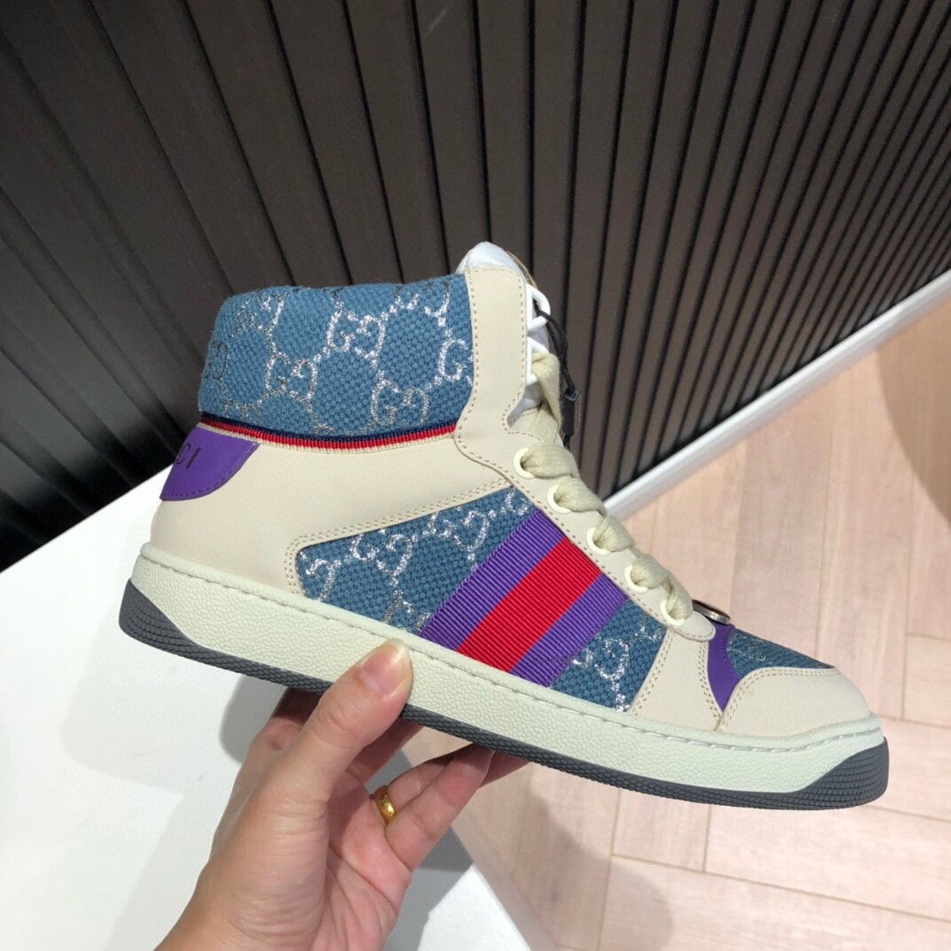 Gvc*1 Women’s Screener GG High-Top Blue For Women 5637309