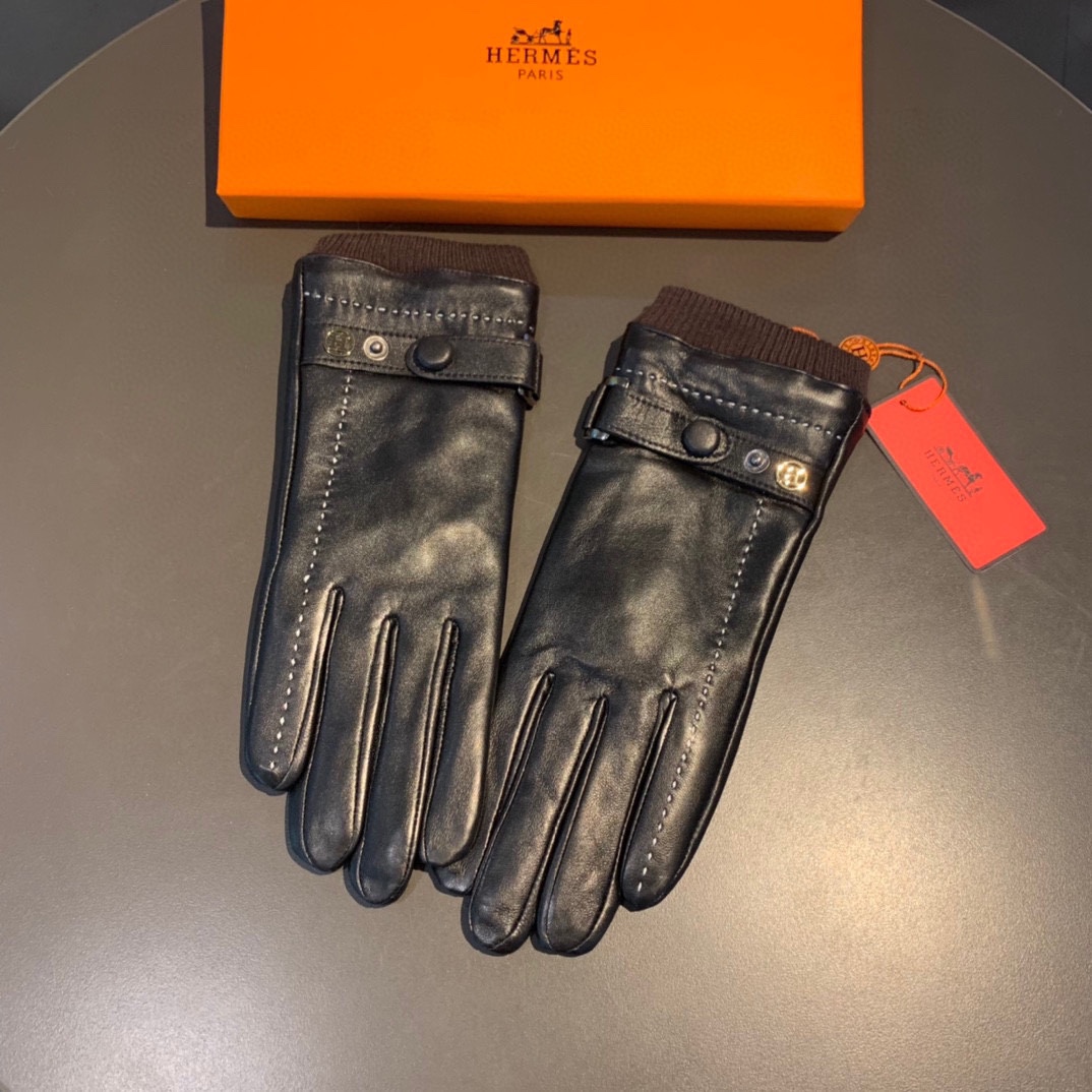 H**me5 Soya Gloves In Black