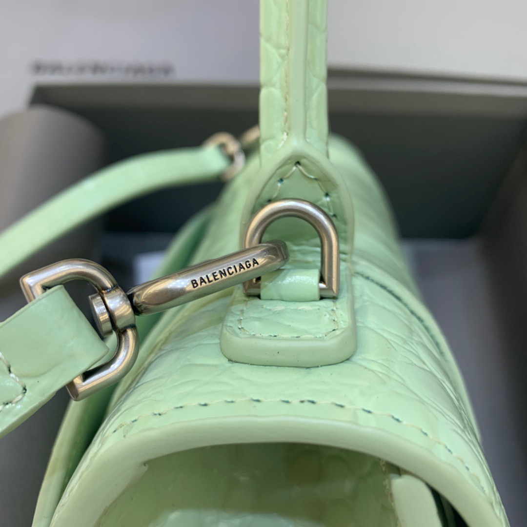 Ba1en*iaga Hourglass Small Handbag In Light Green, For Women, Women’s Bags 9in/23cm