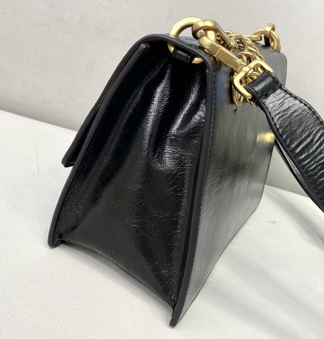 F**di Kan U Small Black Bag For Woman 25cm/9.5in