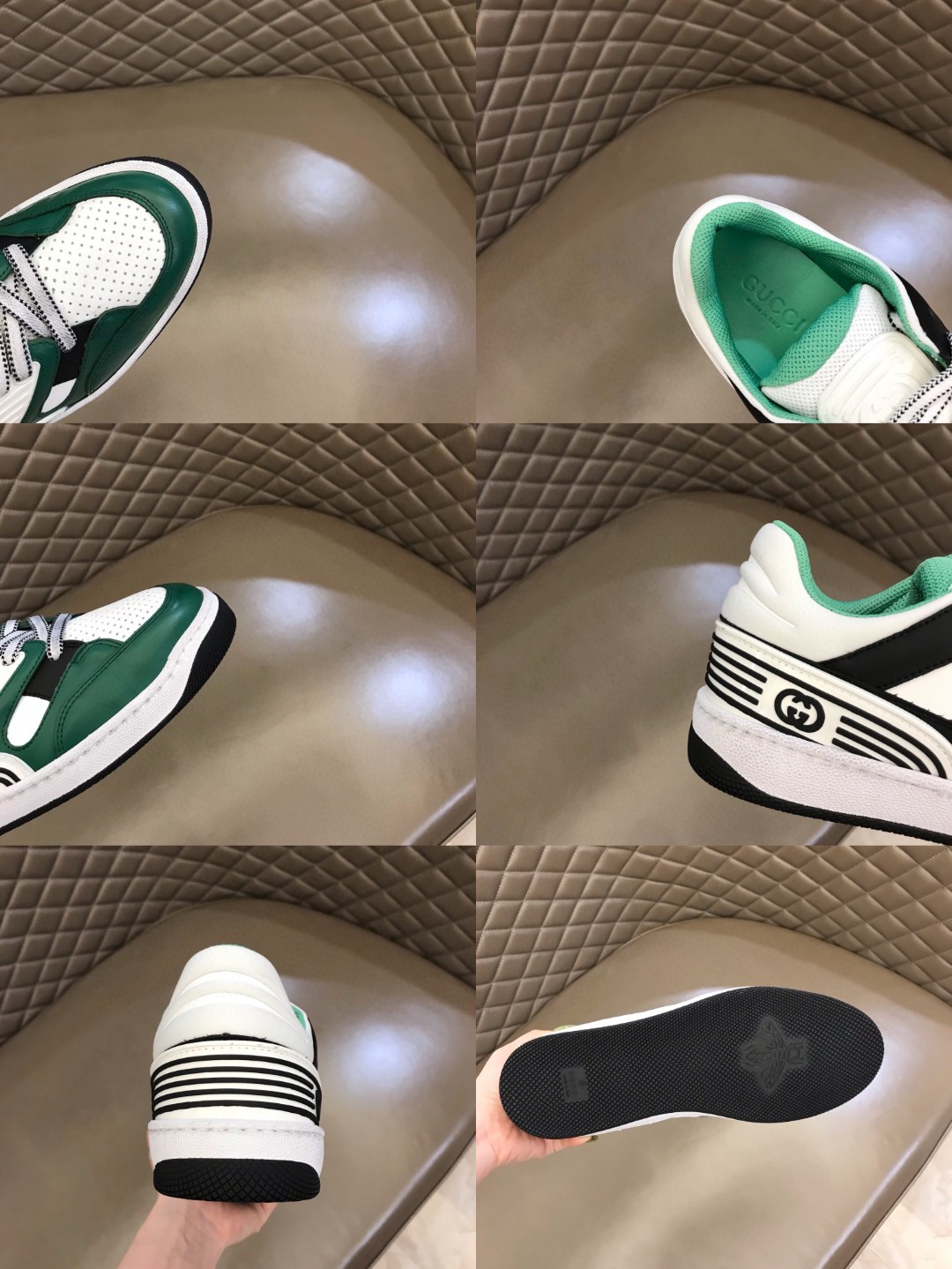 Gvc*1 Men’s Basket Sneaker Dark Green For Men 661308