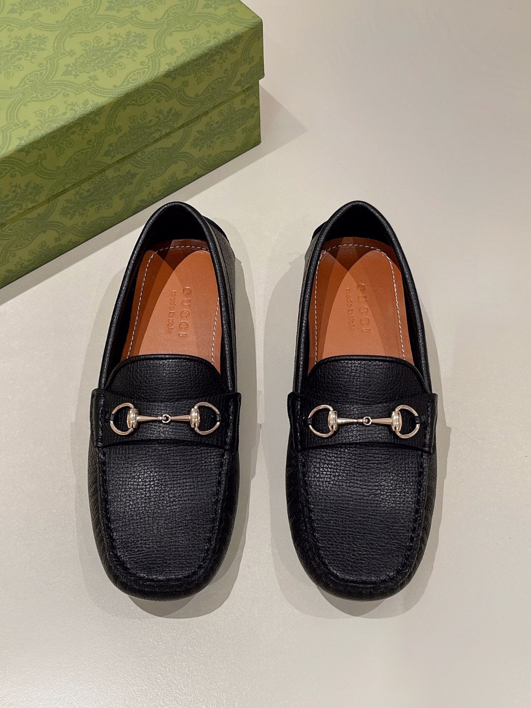 Gvc*1 Men’s Horsebit Driver Black For Men 674254 UDU00 1000