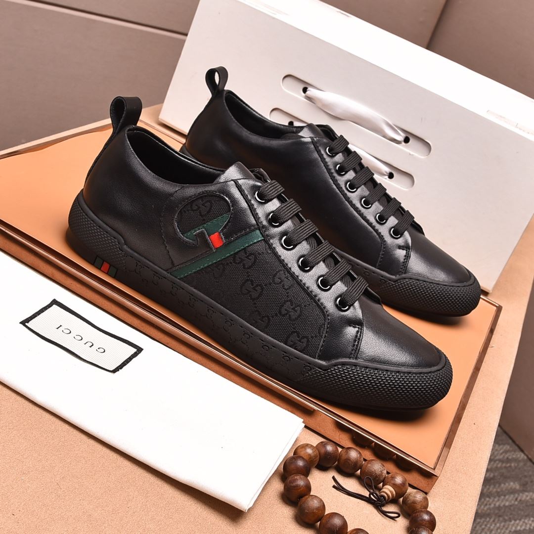 Gvc*1 Men’s GG Sneaker With Web G Black For Men