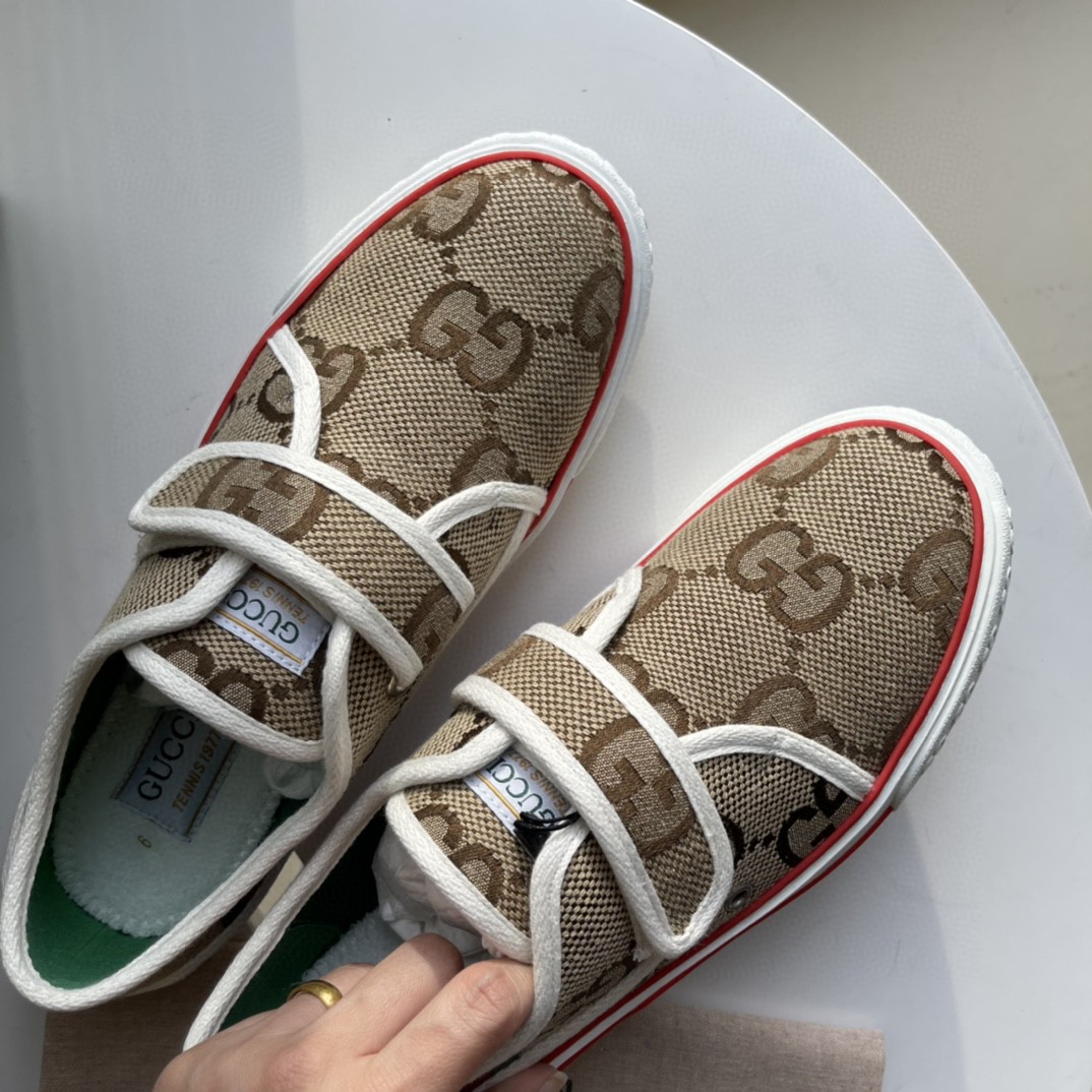 Gvc*1 Women’s Maxi GG Tennis 1977 Sneaker Brown For Women ‎692918 UKO70 2584