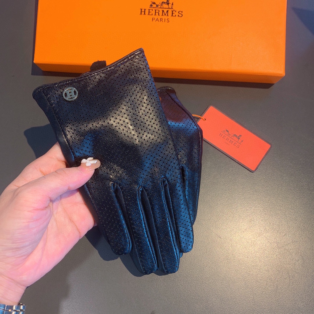 H**me5 Soya Gloves In Black