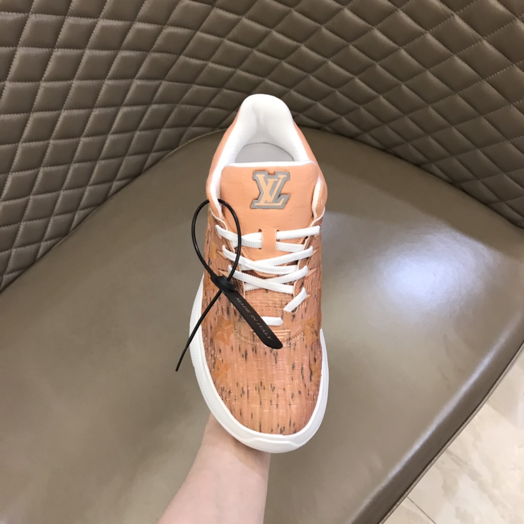 L0vis Vuittion Show Up Sneaker Orange For Men LV