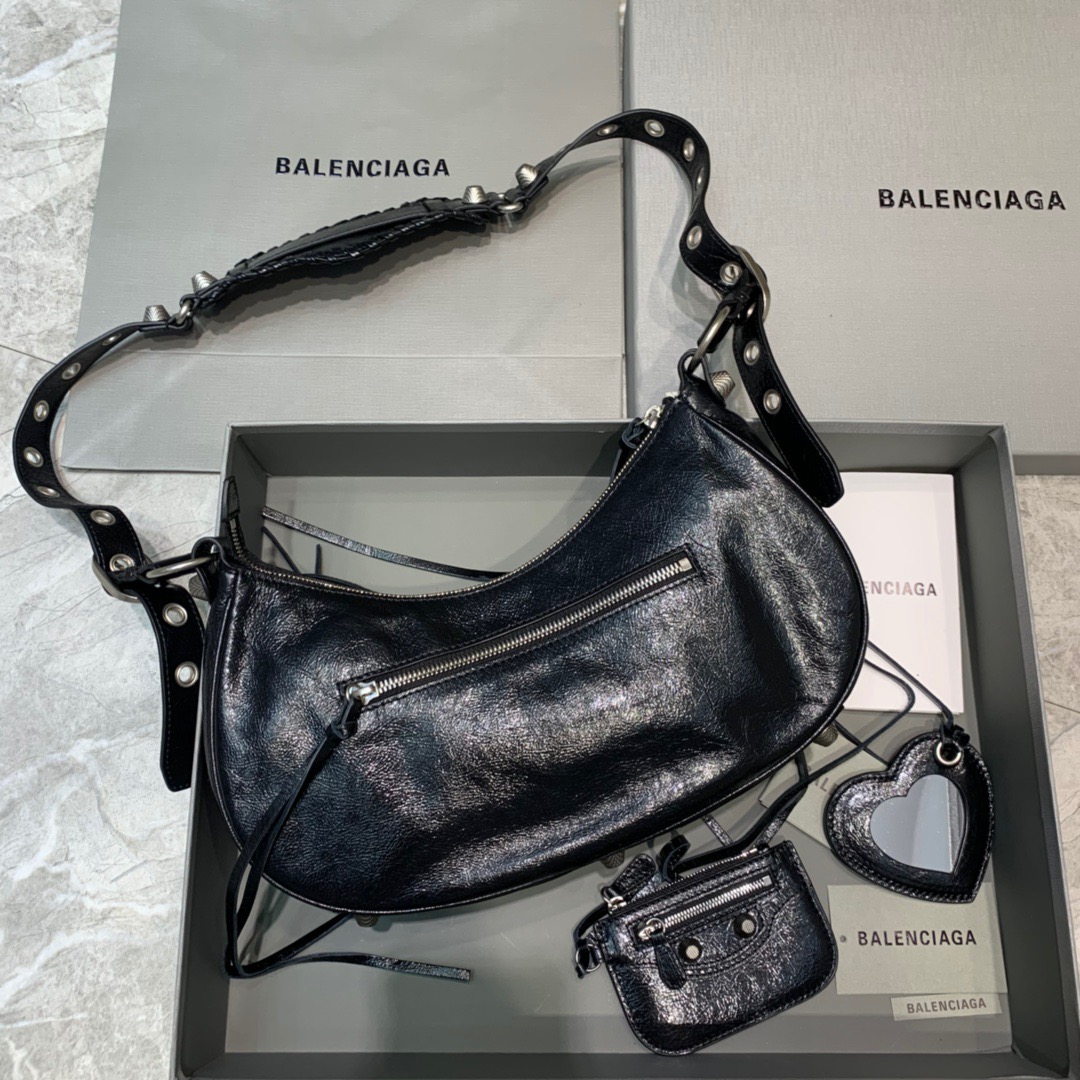 Ba1en*iaga Le Cagole XS Shoulder Bag In Black, For Women, Women’s Bags 13in/33cm