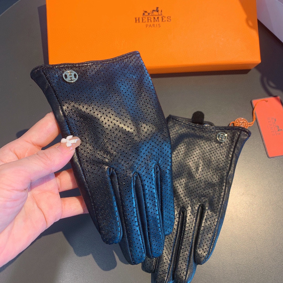 H**me5 Soya Gloves In Black