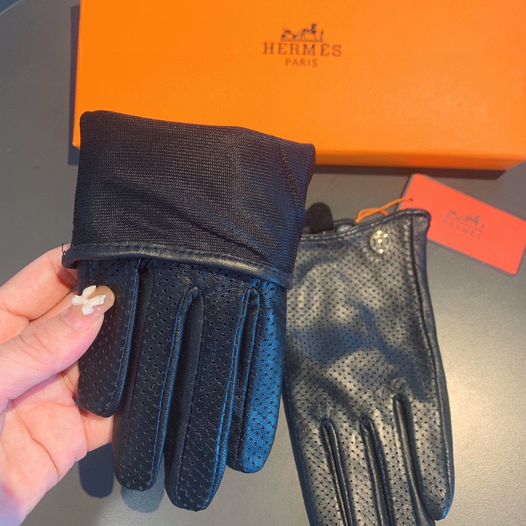 H**me5 Soya Gloves In Black