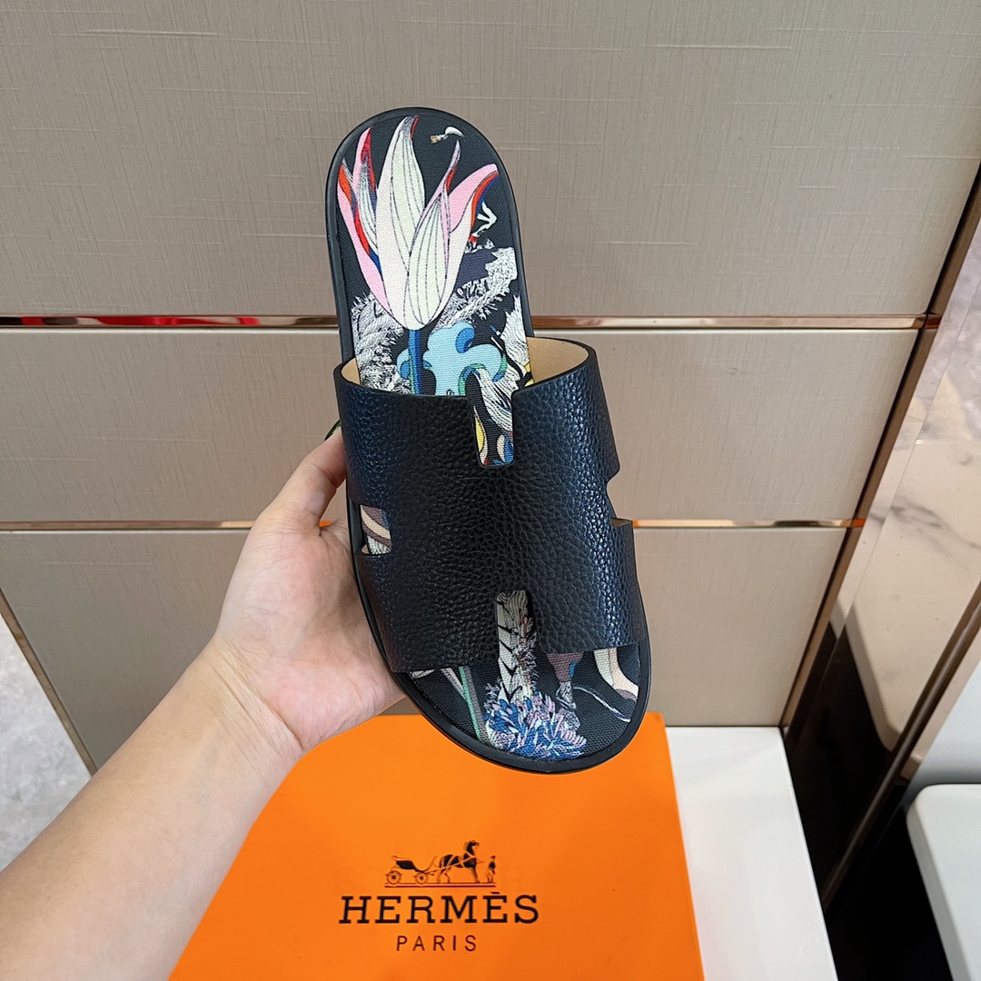 H**me5 Izmir Sandal Black And Multicolor For Men