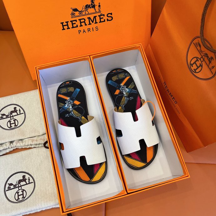 H**me5 Izmir Sandal White And Multicolor For Men