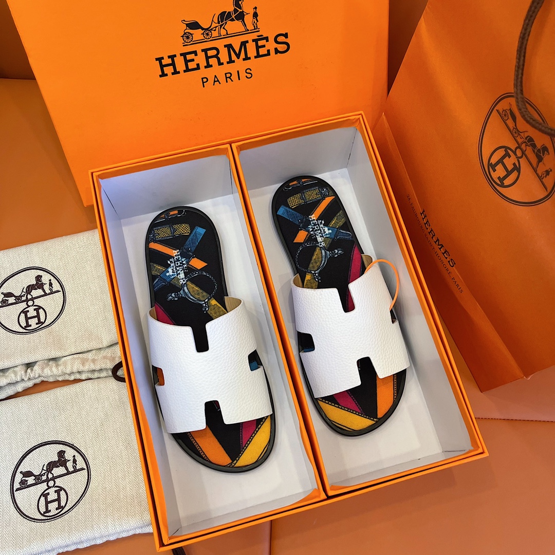 H**me5 Izmir Sandal White And Multicolor For Men