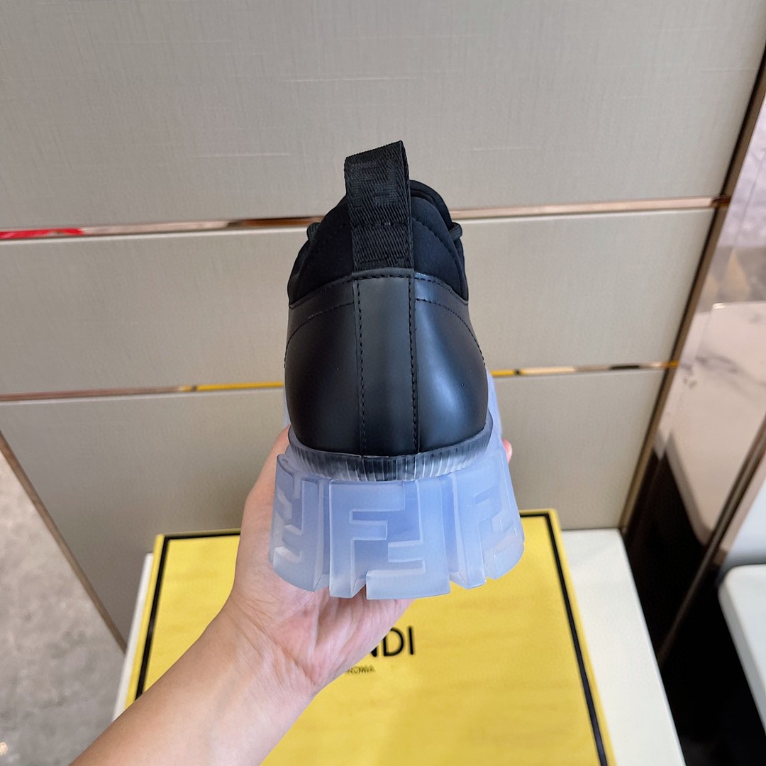 F**di Force Black Boots For Men 7L1451AD74