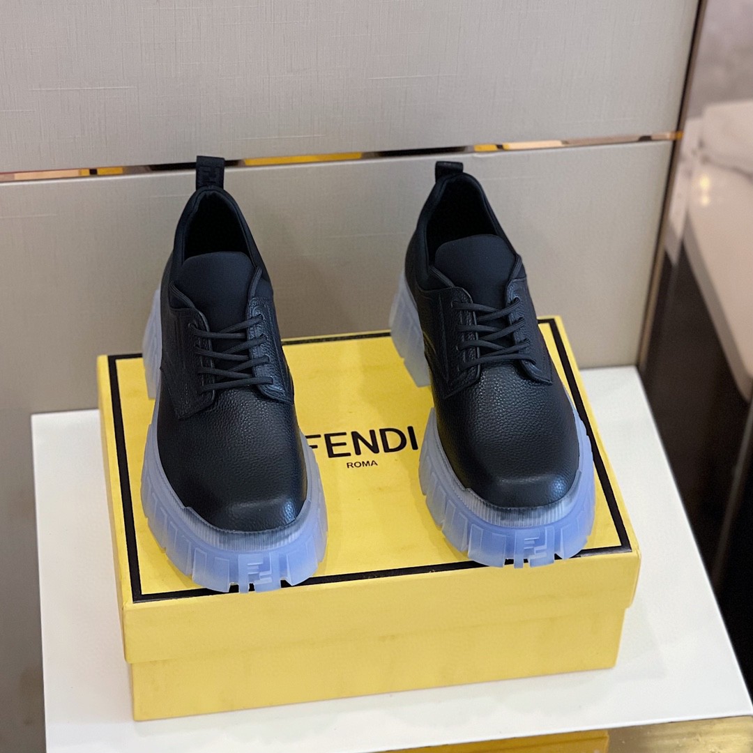 F**di Force Black Boots For Men
