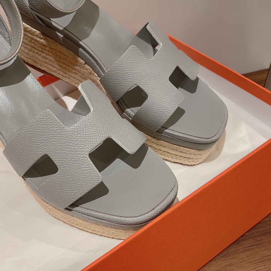 H**me5 Doll 40 Espadrilles Gray For Women 1.6in/4cm