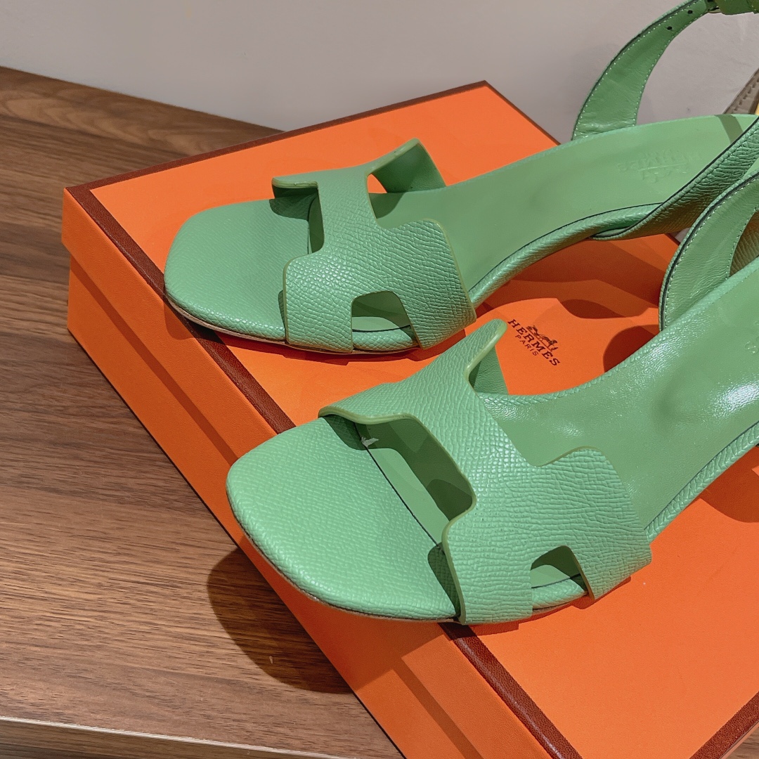 H**me5 Eternite Sandal Green For Women 2.7in/7cm