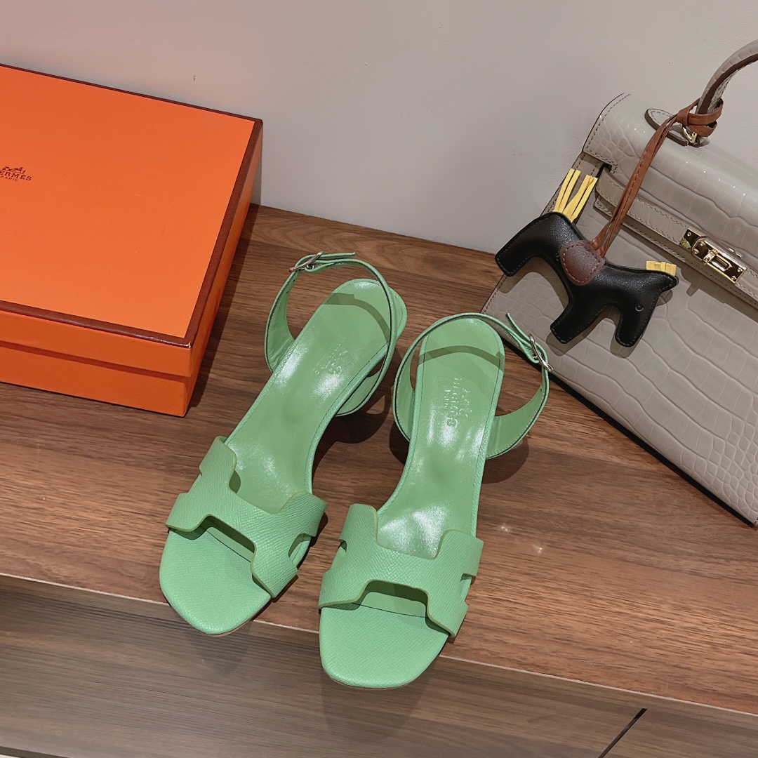 H**me5 Eternite Sandal Green For Women 2.7in/7cm